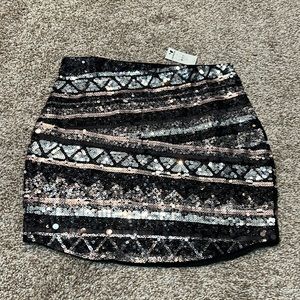 NWT Sequin Skirt